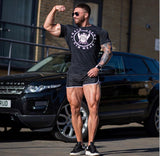 TI FlexFit Black T-Shirt (Large Logo)